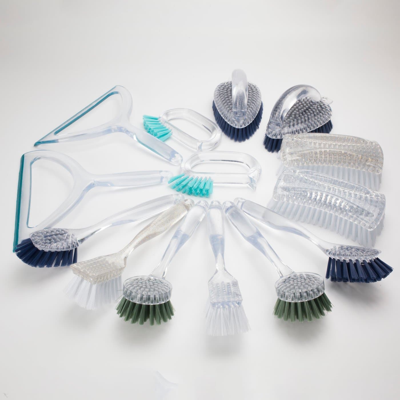 Transparent Dish Cleaning Brush & Kitchen Cleaning Brush 5